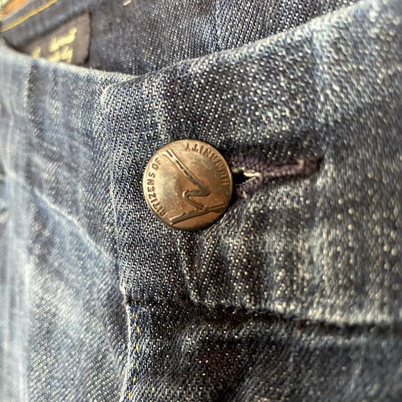 Citizens of Humanity Cadet Stretch dark wash wide leg  jeans size 29 - Picture 3 of 9